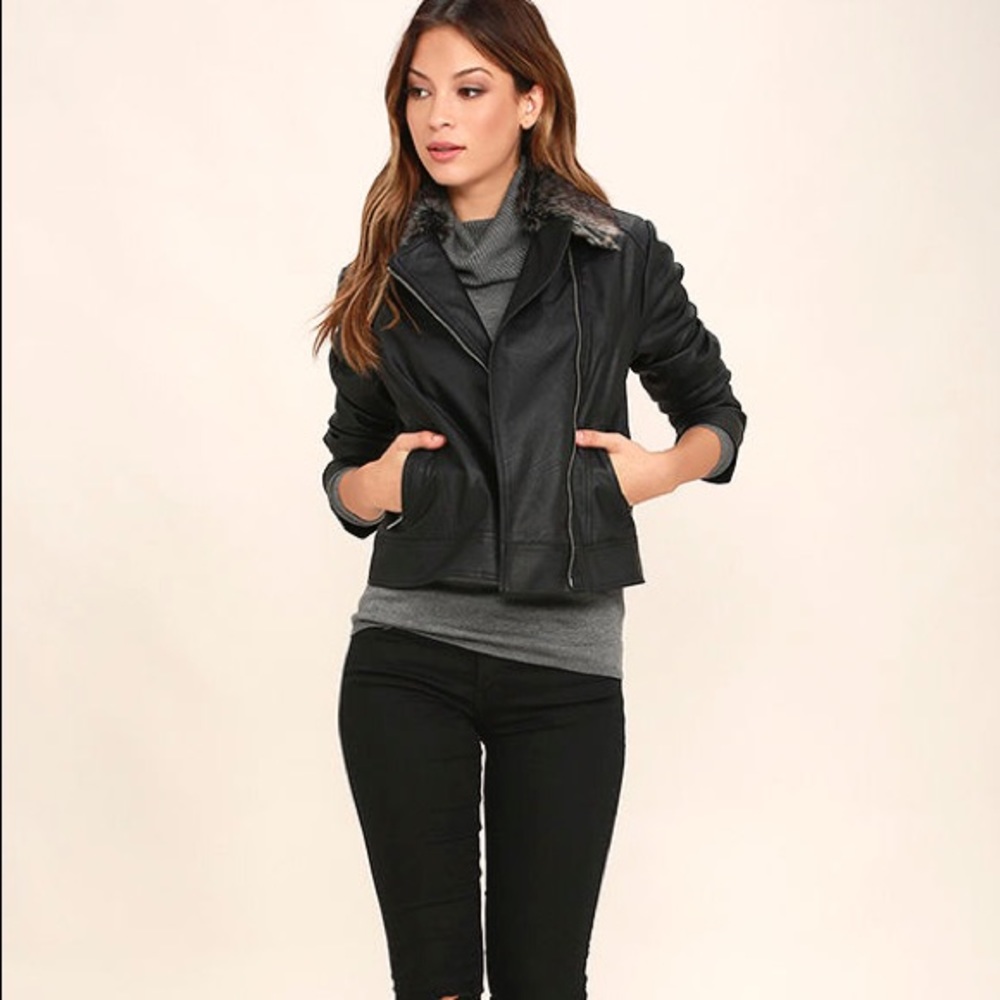Jack by BB Dakota Leather Coat